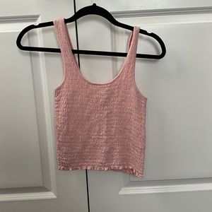 blush pink aeropostale cropped tank